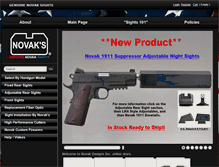 Tablet Screenshot of novaksights.com